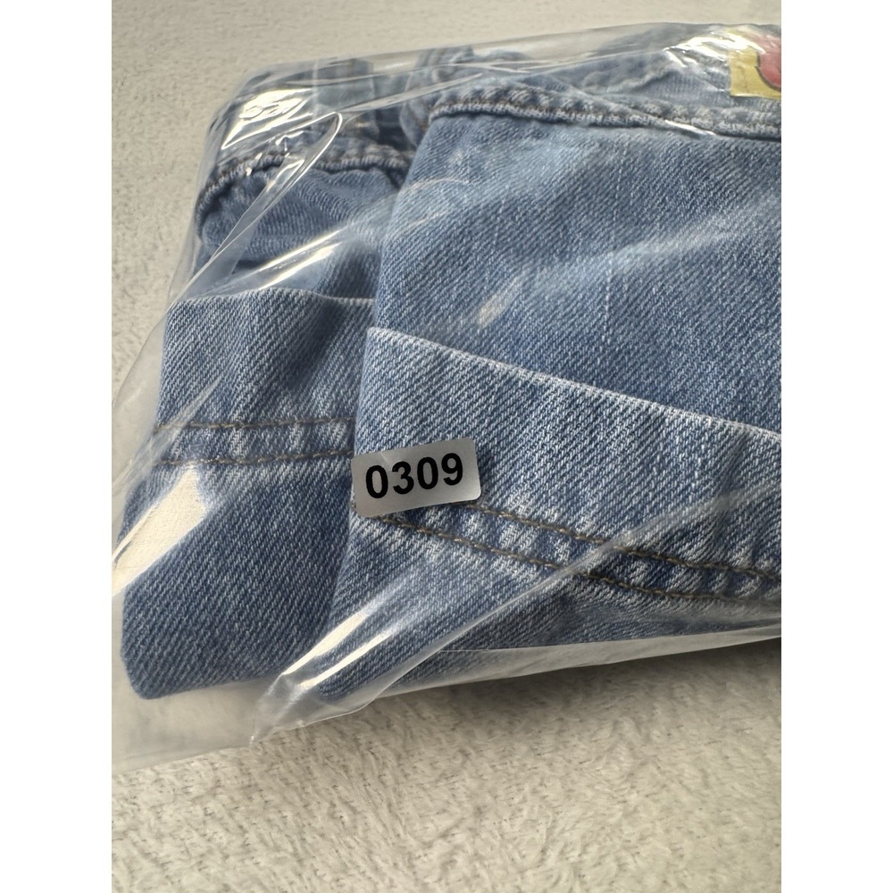 Empyre Relax Jeans Mens 30x29 Y2K Wide Leg Carpenter Skater Denim Blue - Picture 9 of 9